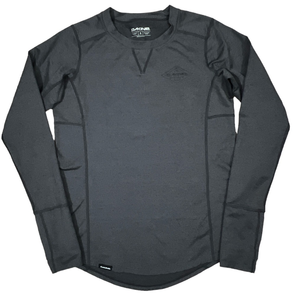 DAKINE Womens Scarlet Crew Shirt Mid Weight Base Layer Top SMALL Gray